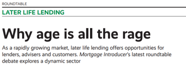 Why age is all the rage