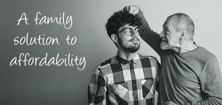 A family solution to affordability